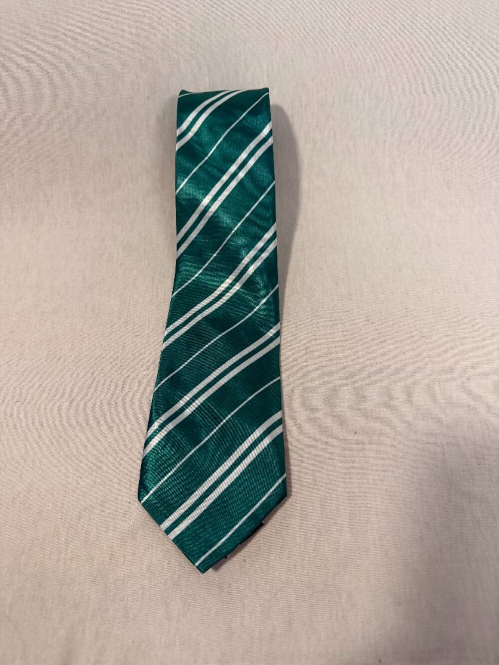 Harry Potter Slytherin tie green & white official licensed